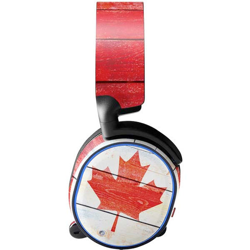 Canada Flag Light Wood SteelSeries Arctis 3 Skin
